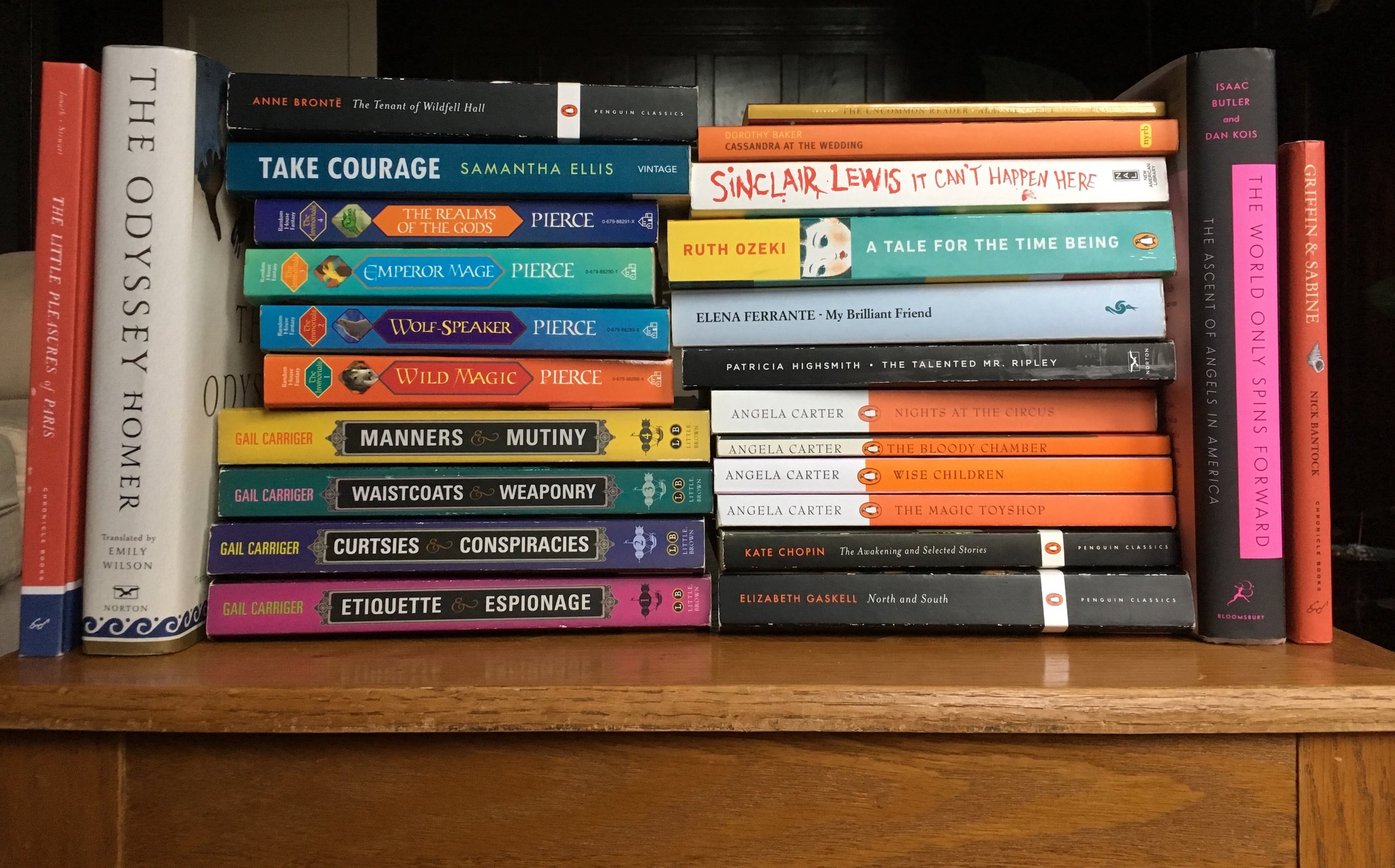 Some of the many books I read in 2018!