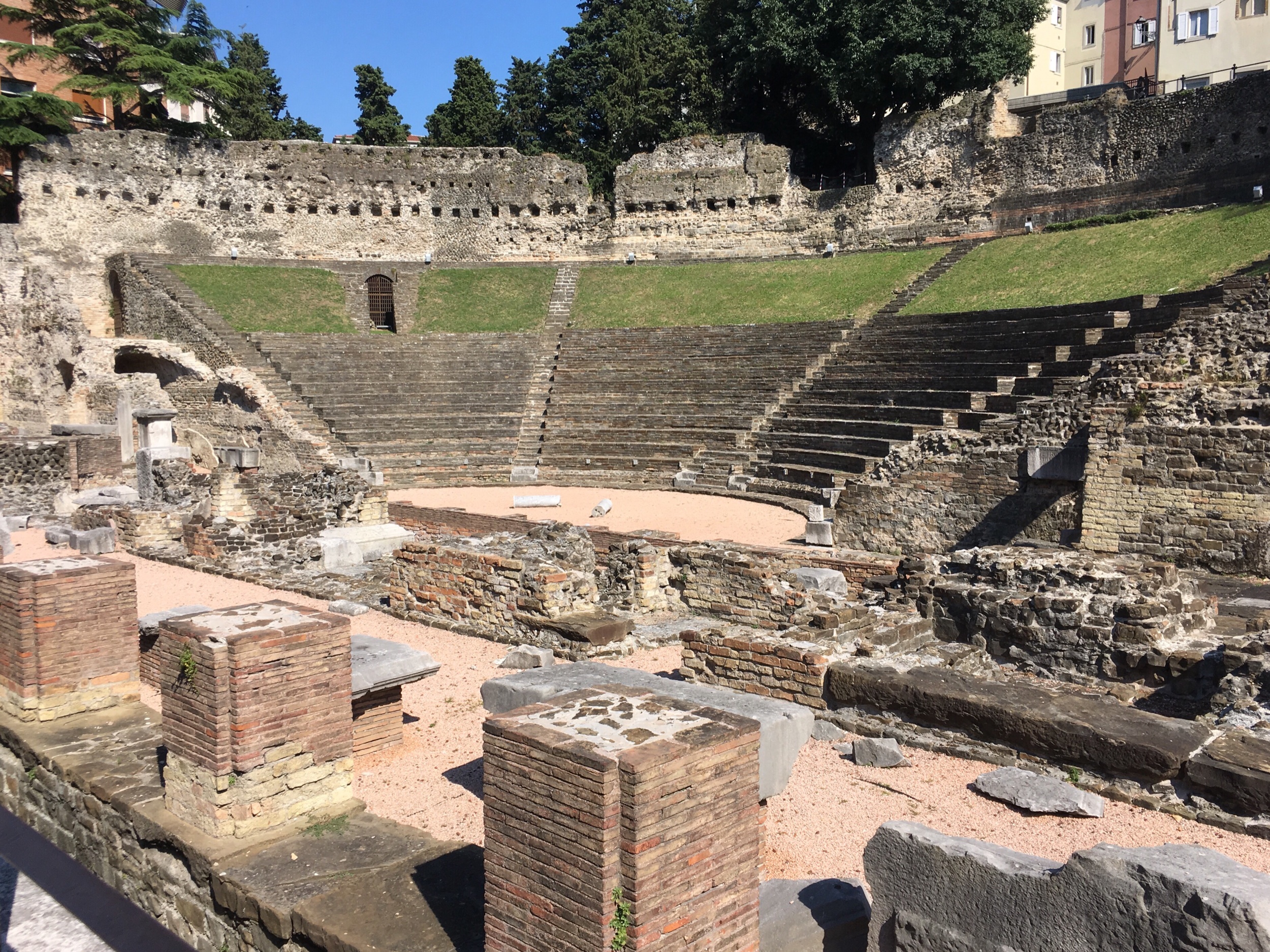 The Roman amphitheater in Trieste, Italy, on July 5, 2017 (photo by me).