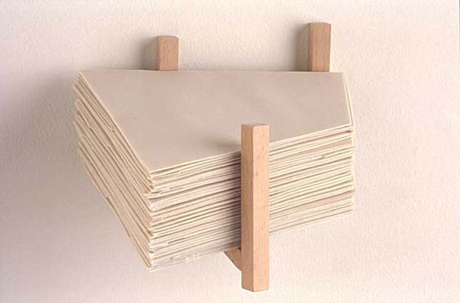   The Color of Porcelain, no. 2, 2004  &nbsp;Porcelain and Beechwood,&nbsp;5” x 4” x 4” 