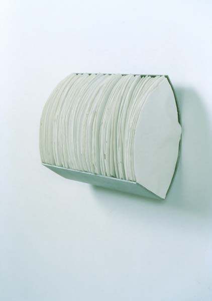 72 Shards, 1999 Porcelain and Steel, 9.5” x 13.5” x 5.5