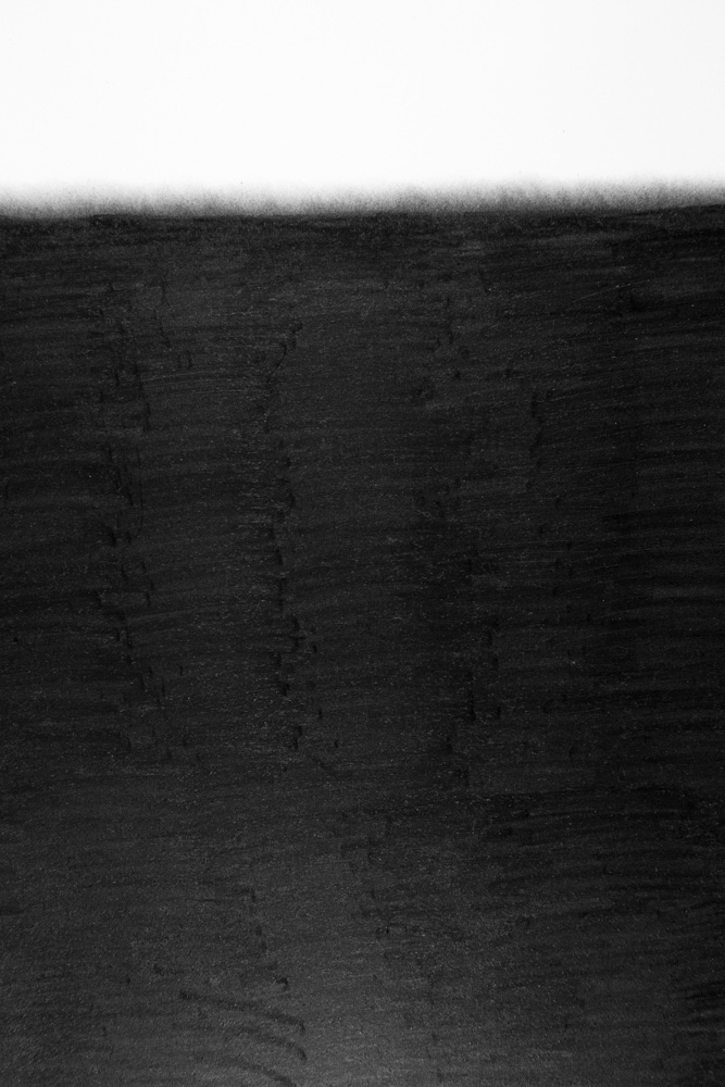 Daily Drawing 12.8.15 (detail), 2015 Graphite pencil on paper, 15” x 11”