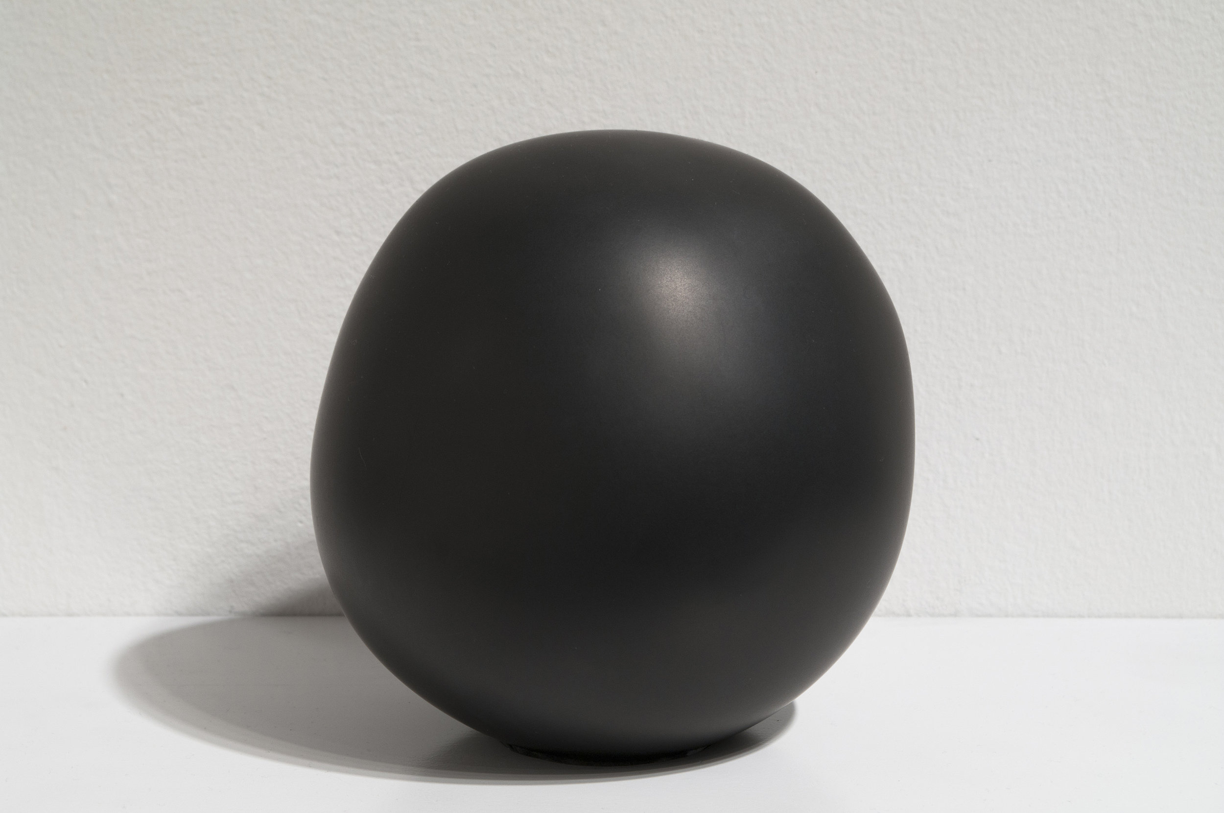  Daily Practice, Sphere, no. 26, 2010  5” x 4” x 4.25”, Solid graphite 