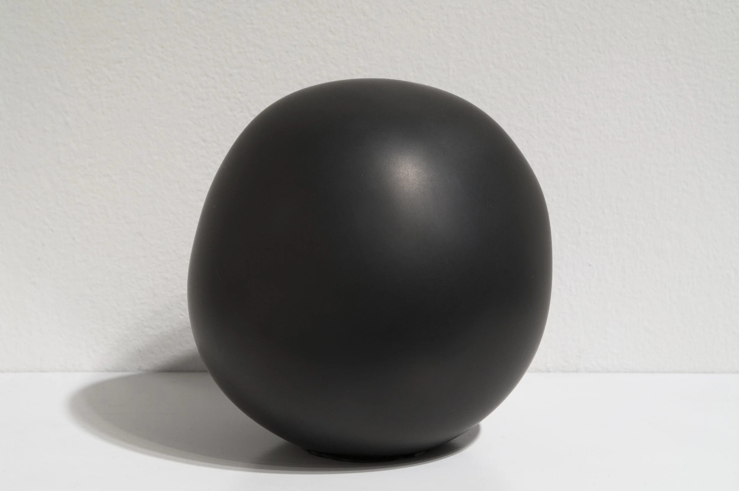 Daily Practice, Sphere, no. 26, 2010 5” x 4” x 4.25”, Solid graphite