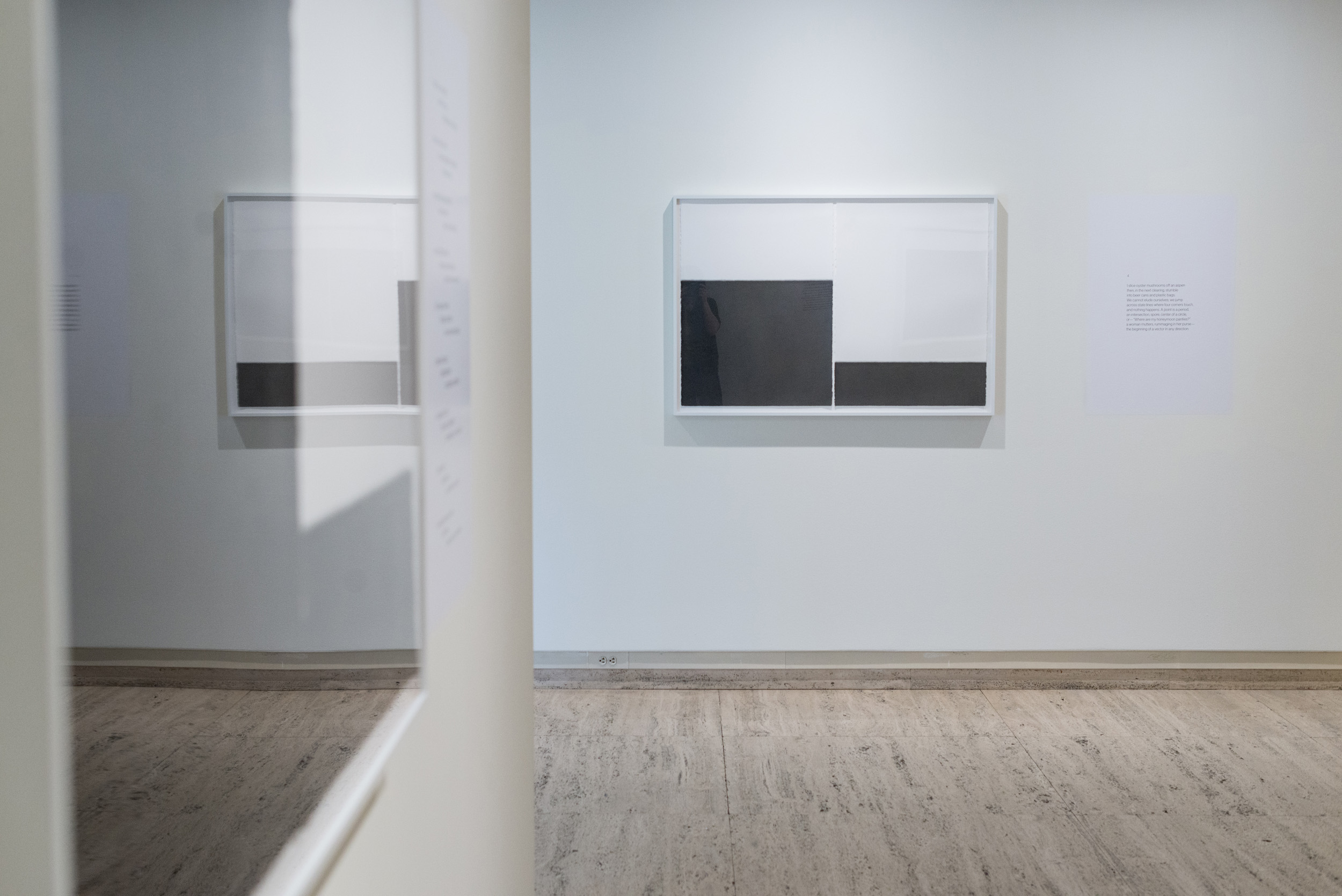  The Unfolding Center collaboration between Poet, Arthur Sze &amp; Visual Artist, Susan York.  11 graphite pencil on paper Diptychs by York measure points of tension Sze’s polyvocal poem. 2011-2013 
