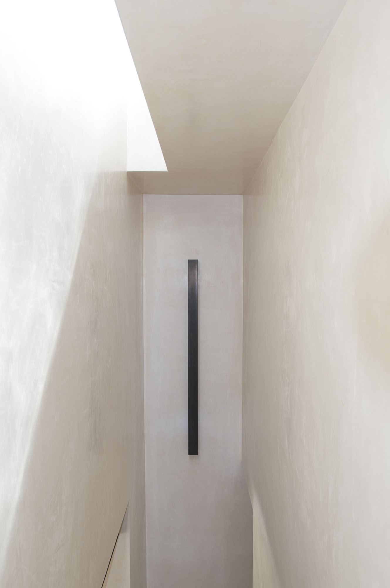   Vertical Column, 2014  Solid graphite, 84"&nbsp;x 4” x 4”  Private Collection 