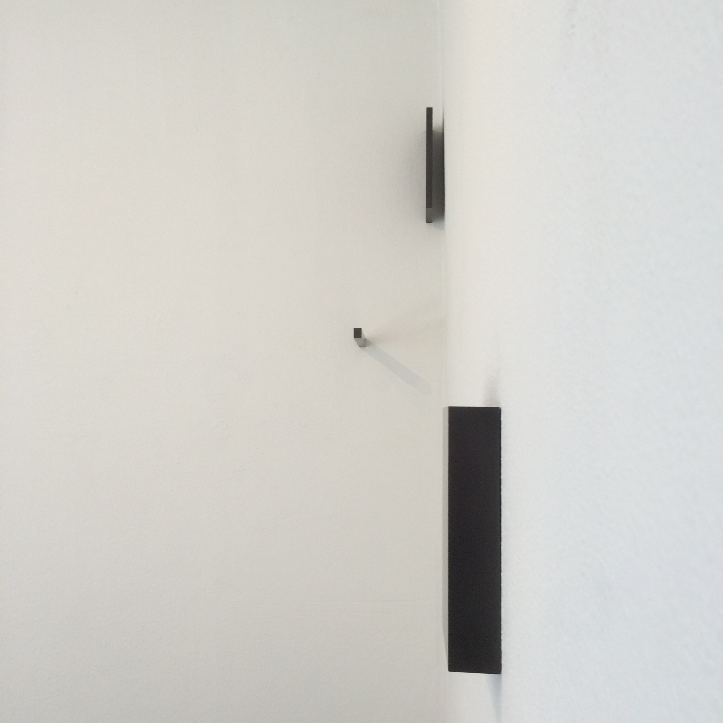 exhibitions 2d (installation view, 2016)  Dimensions variable, Solid graphite 