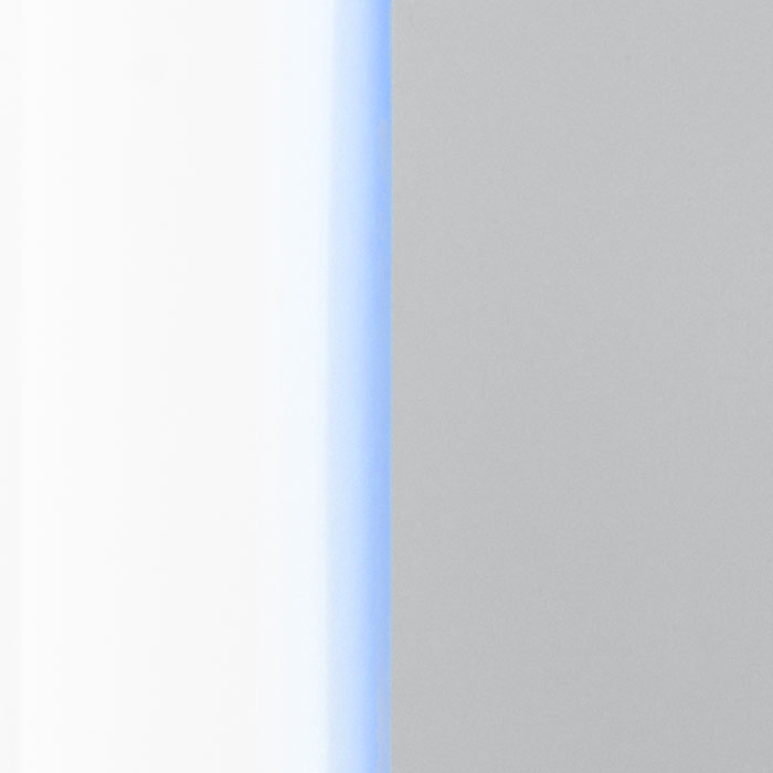 Achromatopsia II (blue), Edition of 15 (detail view), 2016 Double-sided, 2-color lithograph, 28” x 17.75” (paper size) Collaborating Printer: Bill Lagattuta @ Interbang Press