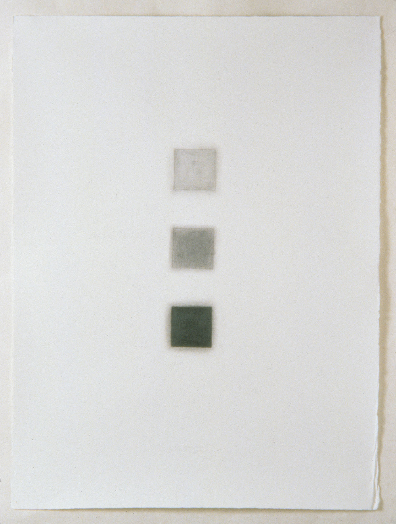  Untitled (aerial view of ekwc installations), 1997  Graphite pencil on paper,&nbsp;30” x 22” 