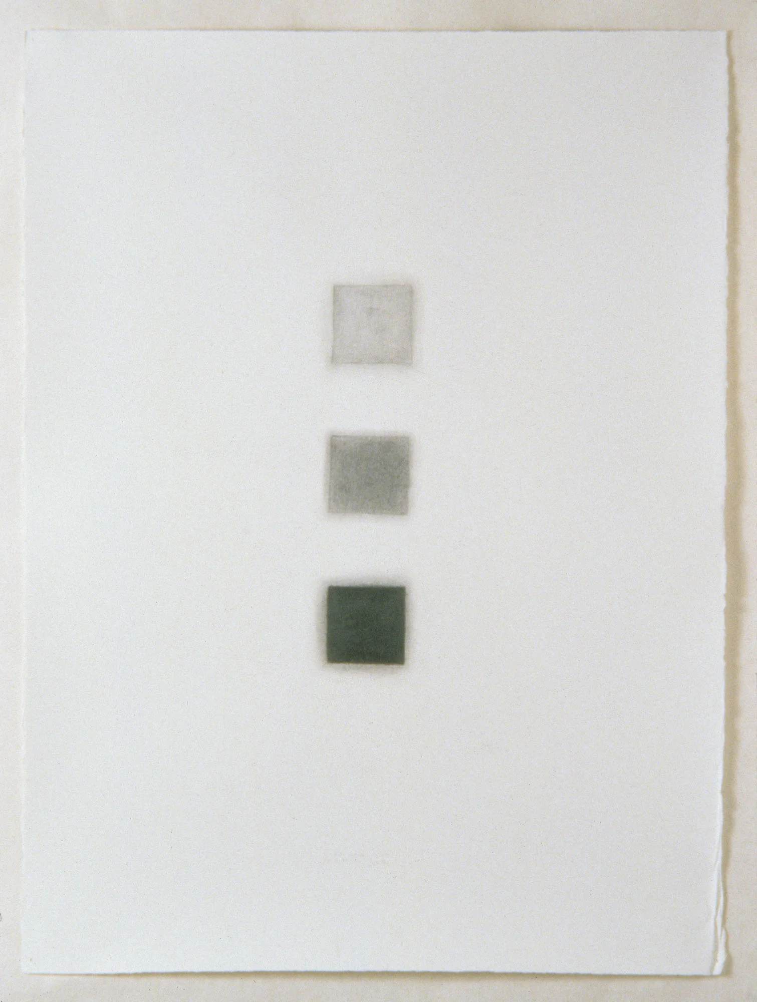 Untitled (aerial view of ekwc installations), 1997 Graphite pencil on paper, 30” x 22”