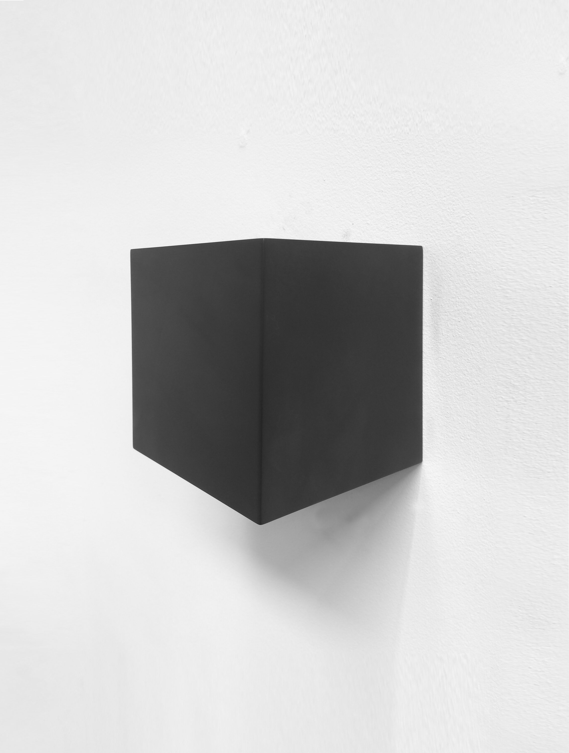   Asymmetrical Cube,  2018  solid graphite, 5.25” x 5.4” x 5.8”  