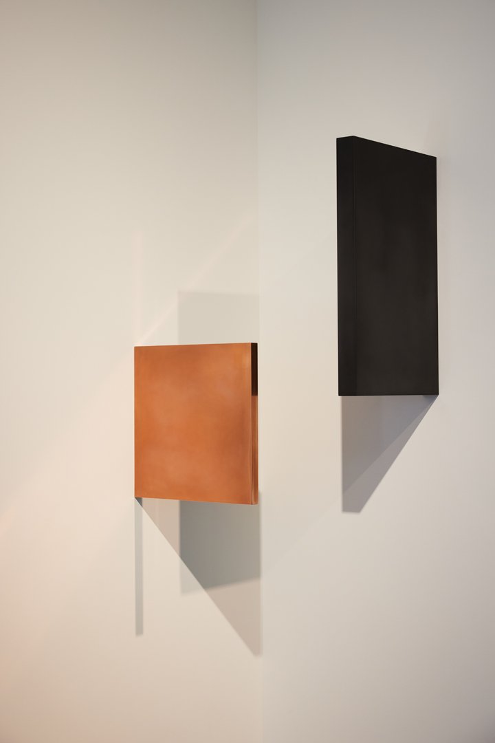   Cu:c,  2023  solid graphite and copper, 15” x 1” x 15”, each 