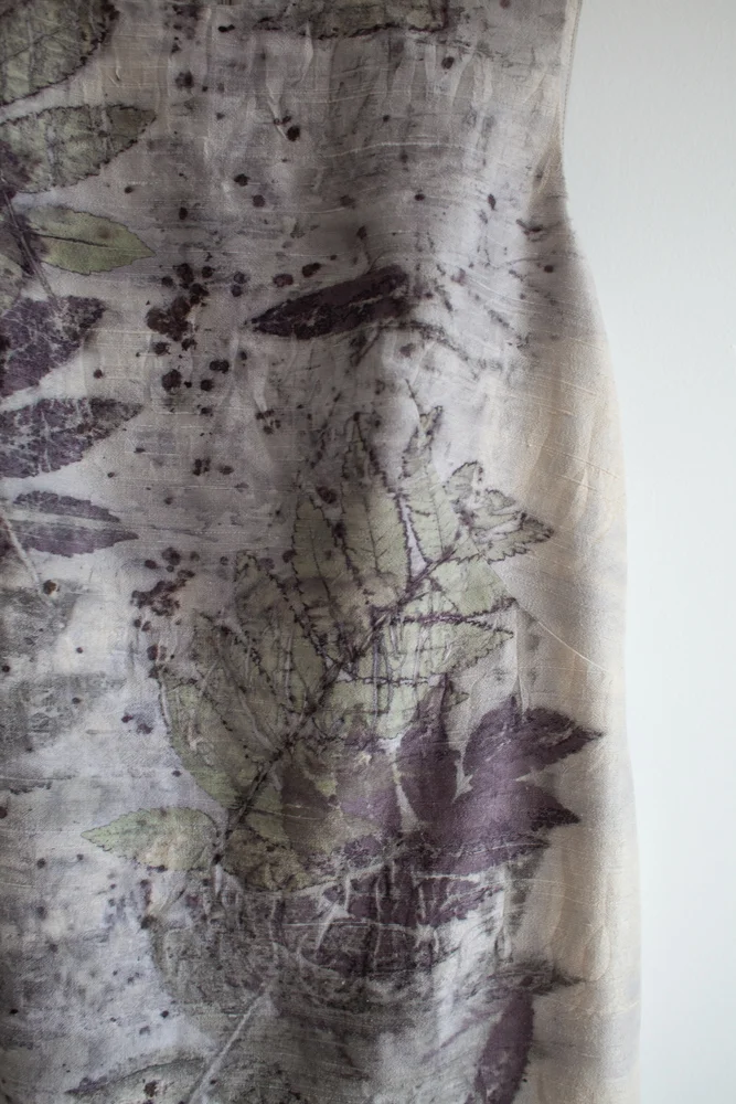Eco Dye Silk Dress