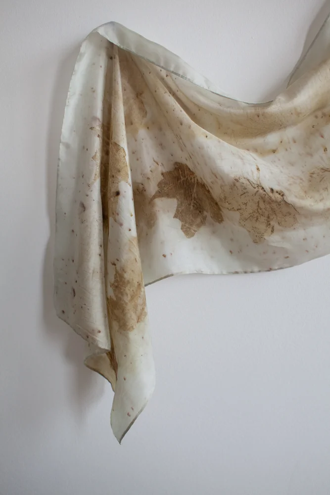 Eco Dye Silk Scarf