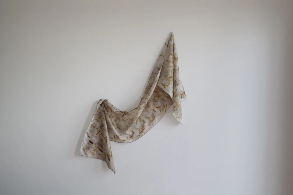 Eco Dye Silk Scarf