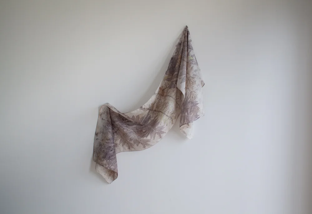 Eco Dye Silk Scarf