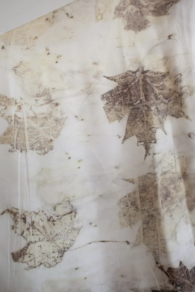 Eco Dye Silk Scarf