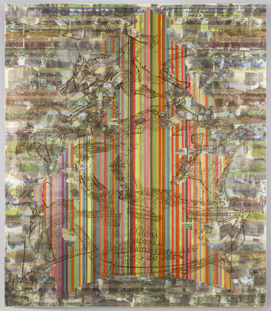 Untitled (Galusha Pennypacker) , 2013, acrylic and ink on canvas, 70 x 60 inches