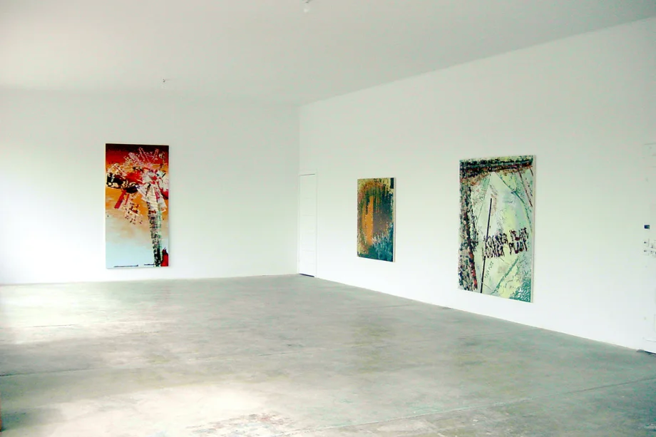  Installation View,  Wait the Sky/You Can Fall ,  Locker Plant Gallery,&nbsp;Chinati Foundation , Marfa, TX 2004 