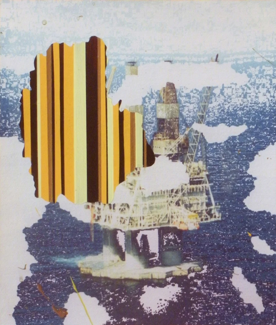 Untitled (Thunderhorse) , 2009, acrylic & ink on paper, 15.5 x 12.5 inches