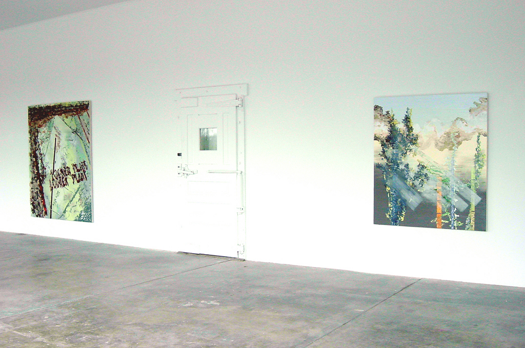  Installation View,  Wait the Sky/You Can Fall ,  Locker Plant Gallery,&nbsp;Chinati Foundation , Marfa, TX 2004 