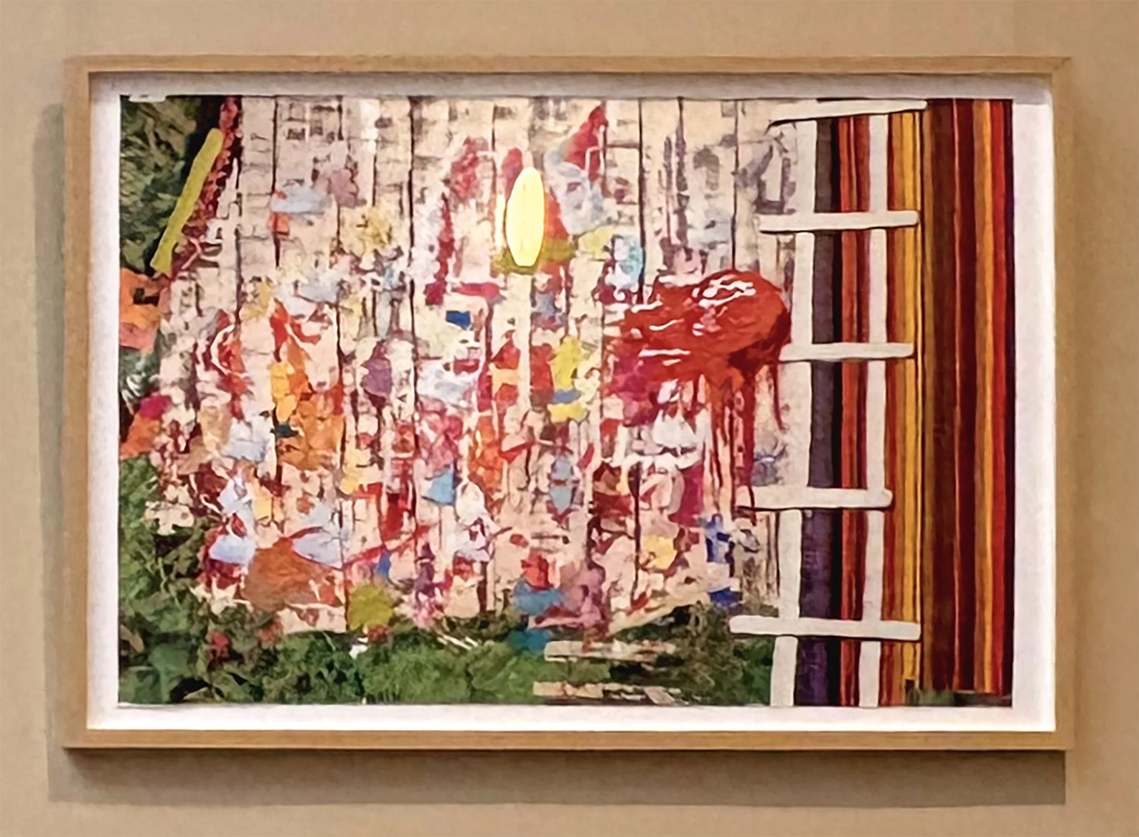   Untitled (Boat Barn)   2025  Acrylic &amp; Ink on Paper  25 x 36 inches 