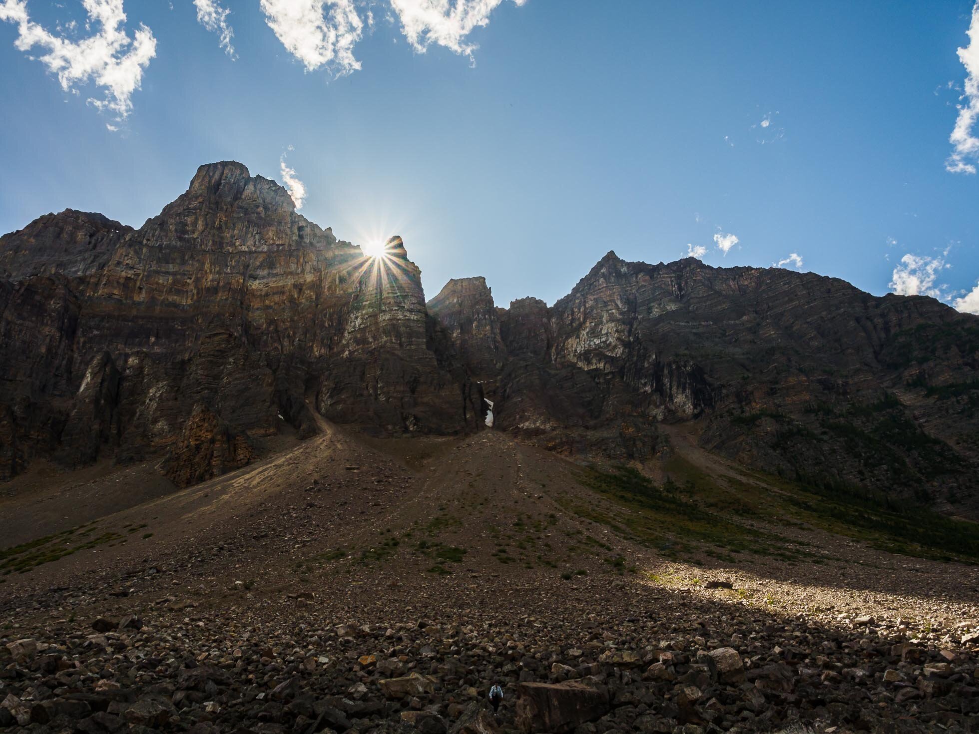 The backside of Mt. Babel