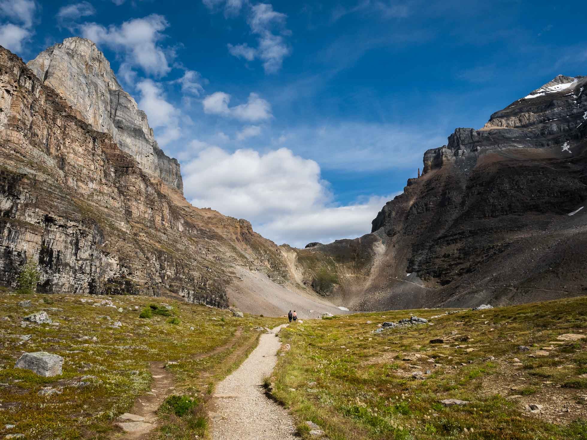 Heading up to Sentinel Pass!