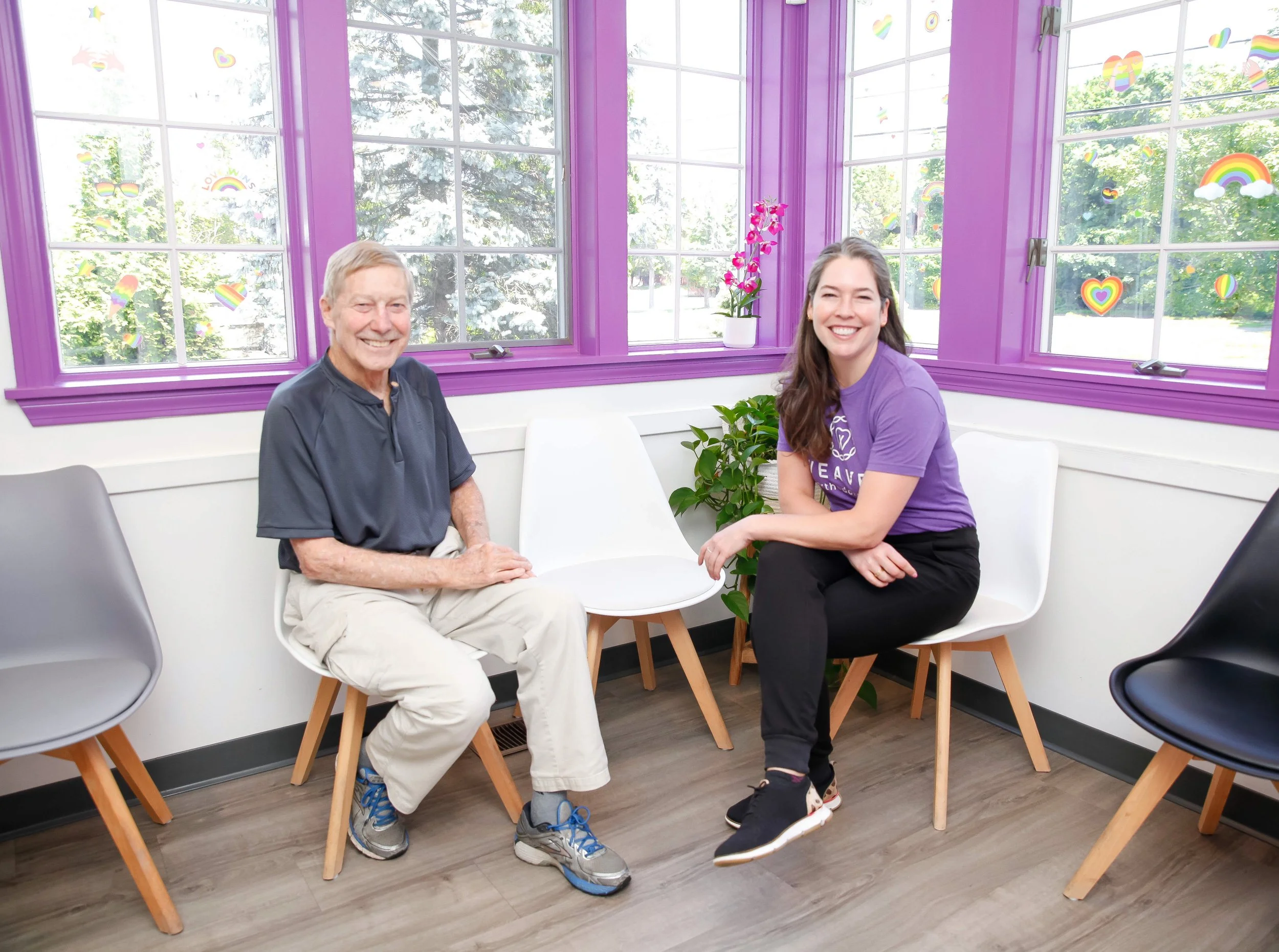 Dr. Weaver and Dr. Buck in reception area.JPEG
