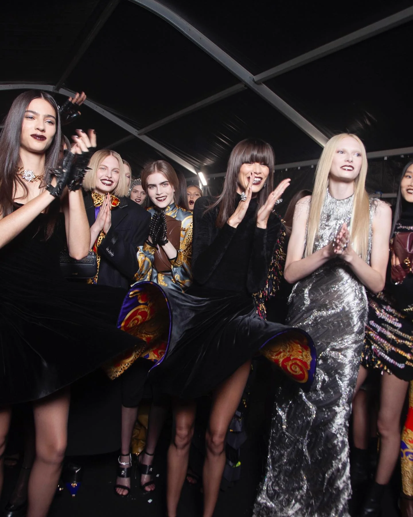 The Versace Finale, always the best! Direct from backstage Versace FW 2025&hellip;#VersaceFW2025 #Versace #DougOrdway