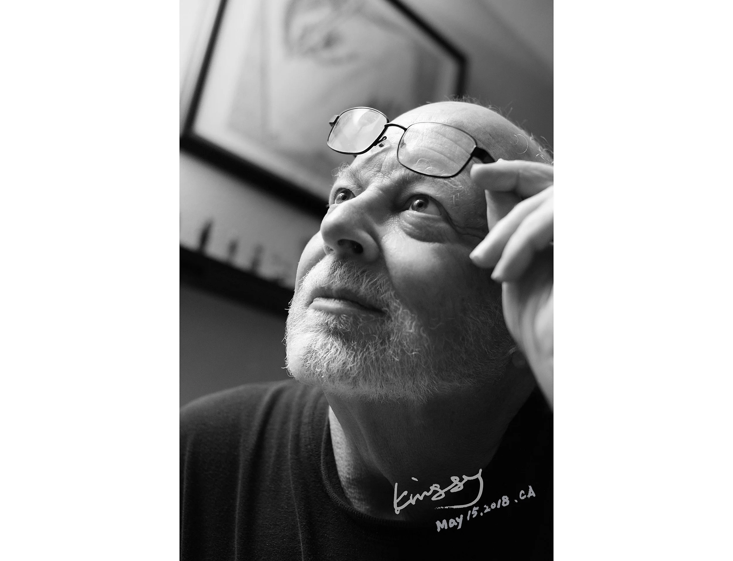 third of three professional portraits in 70+ years