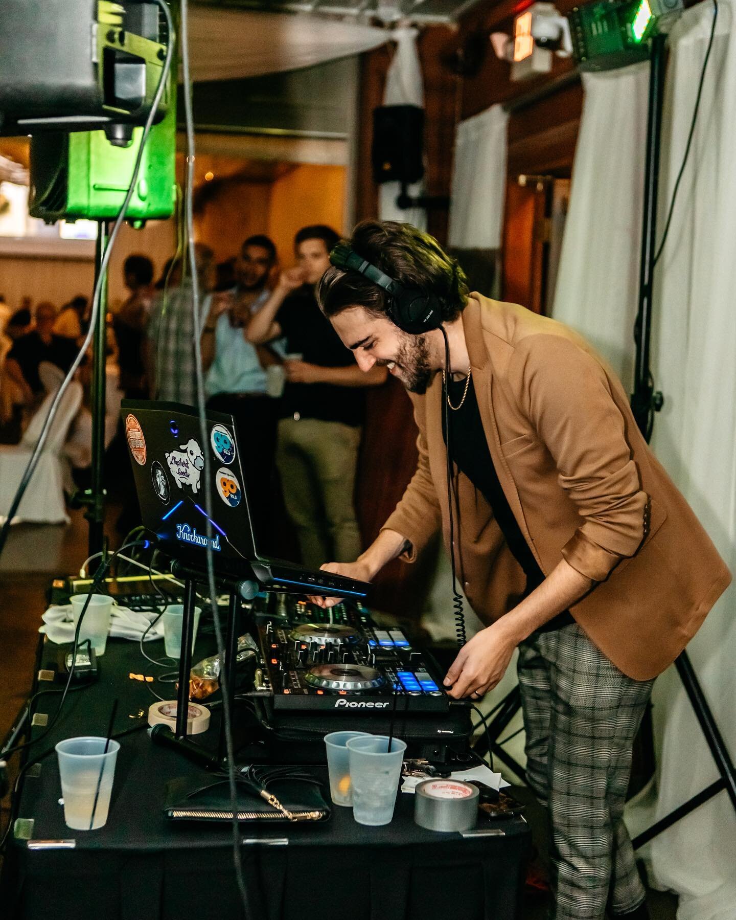 im smiling in this picture but look closer and you&rsquo;ll see that i am in a deep sorrow cuz people put drinks on my table and also said table is not viable for tall DJs. Book me for your 2022 wedding so I can afford to pioneer a new company that m