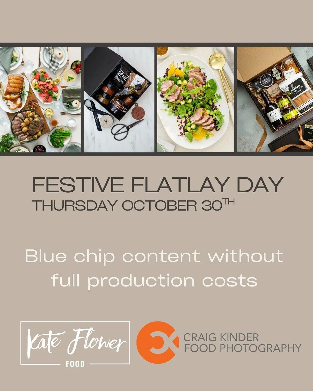⭐️Special Invitation: 
Flat Lay Day | October 30th
For one day only, we&rsquo;re offering a rare opportunity to book a short and impactful styled photography session with Kate Flower and Craig Kinder &mdash; two of WA&rsquo;s leading creative forces 