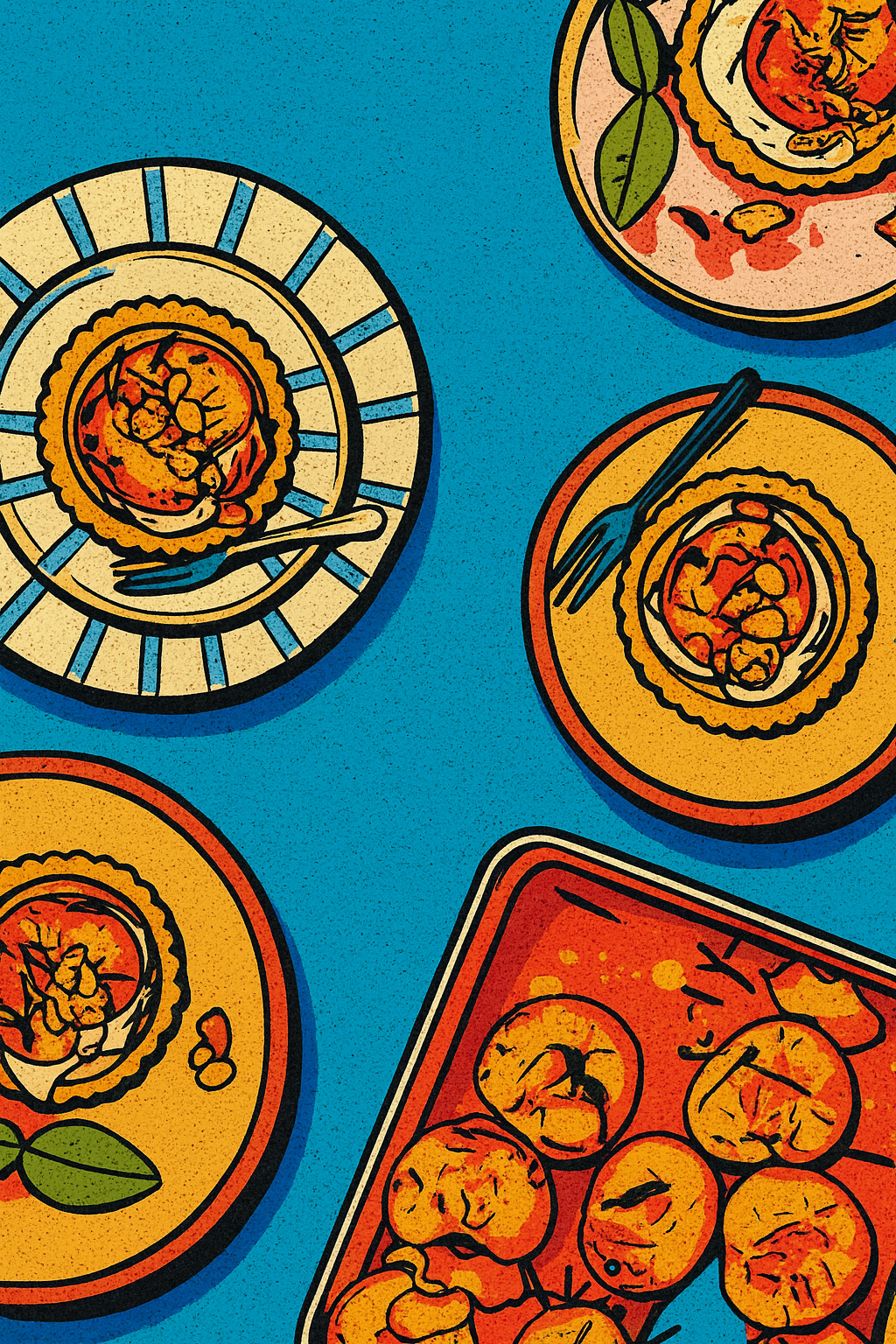 Peach Tarts - Printed Art