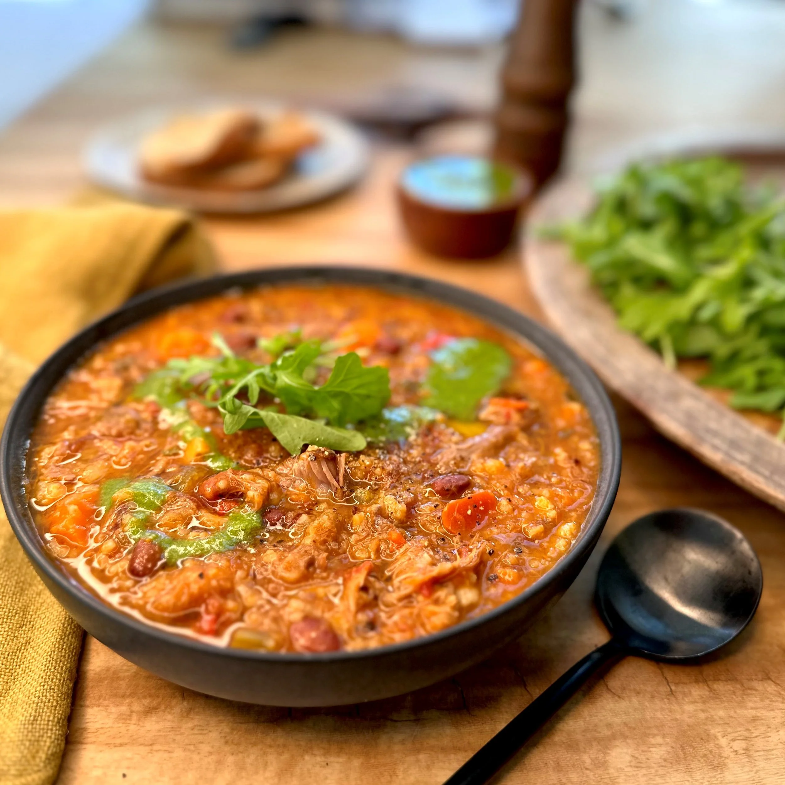 Lamb Shank, Bean and Veggie Soup — Kate Flower Food