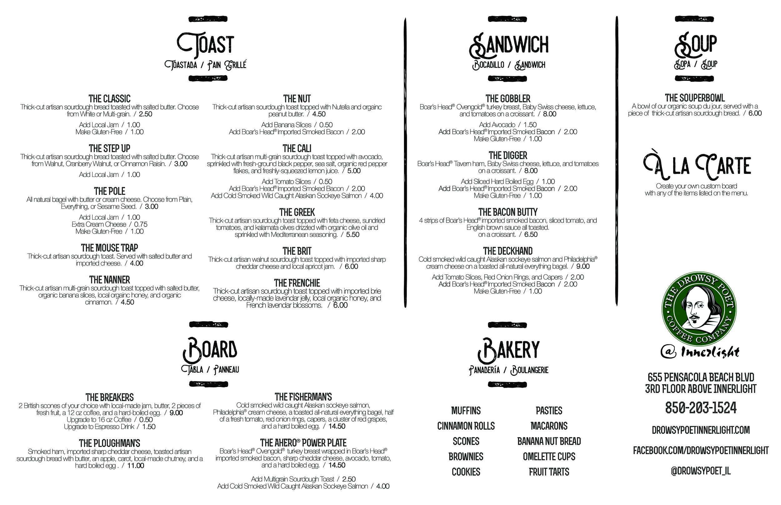 Food Menu, v. 2