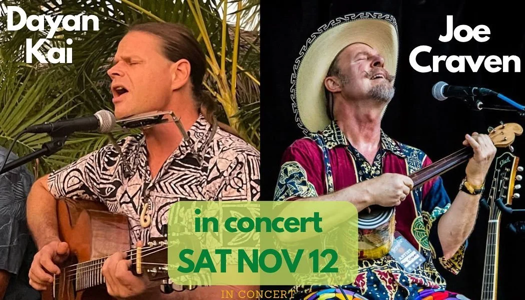 Dayan Kai and Joe Craven in concert