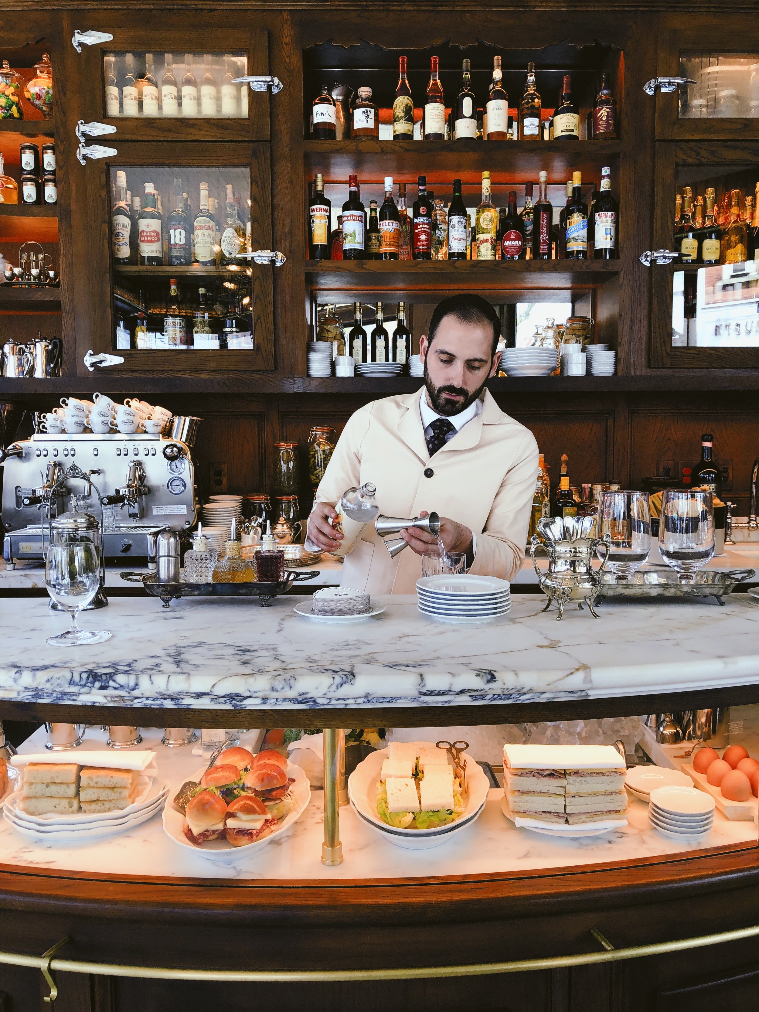 bartender working