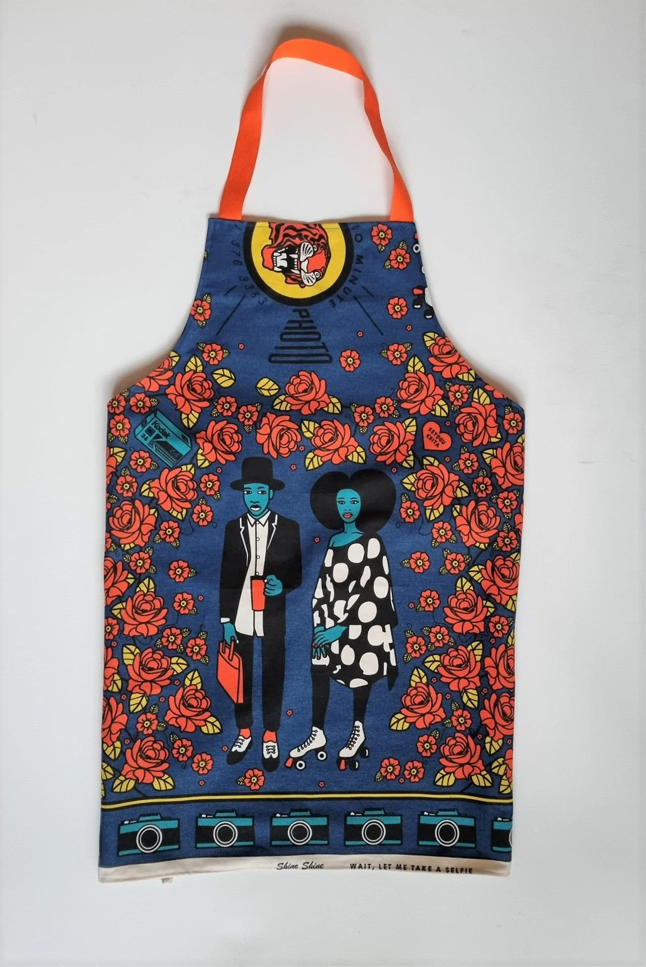 Blue Wedding Apron