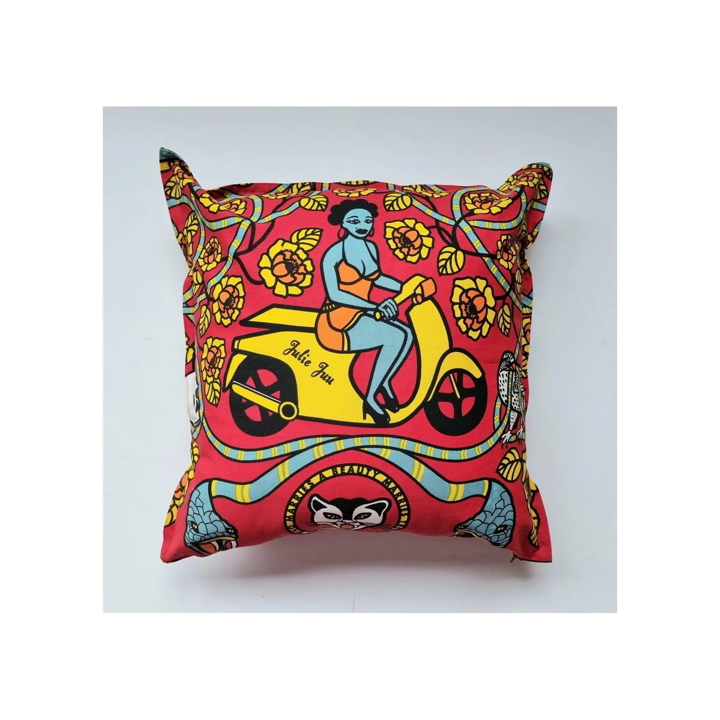 Red Juuly Ju Pillow