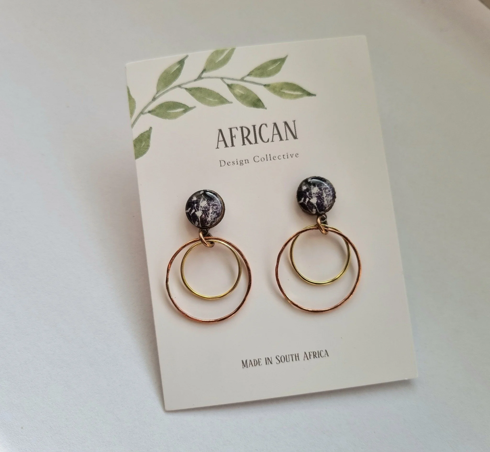 Wild tulips double hoops