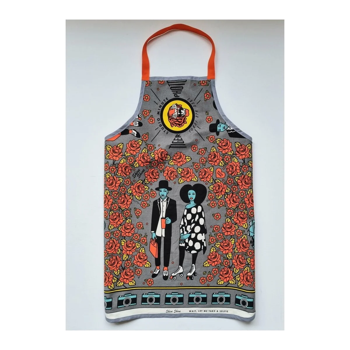 Grey Mickey and Mercy Apron