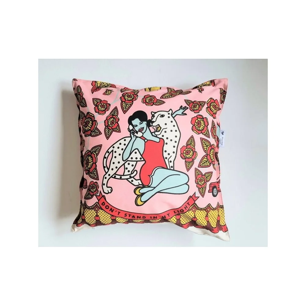 Pink Call Girl Pillow
