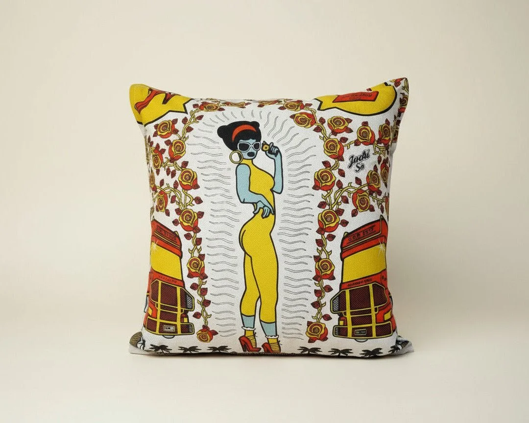 Vintage Cheeky Girl Pillow Case