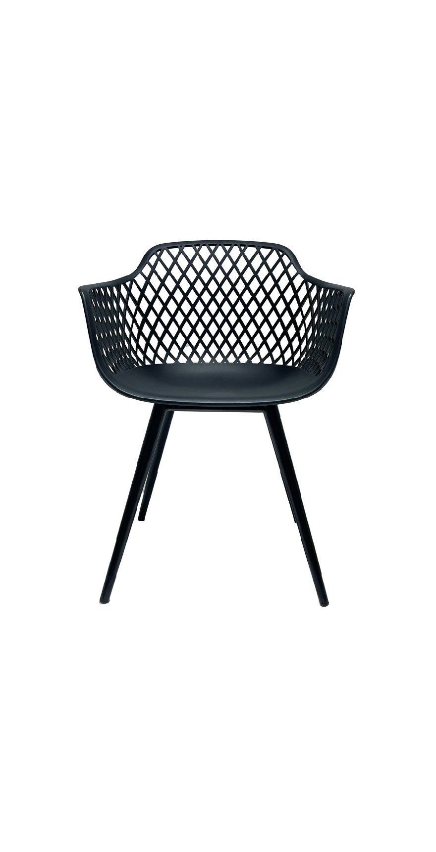 Reinforced Plastic Chair for Inside and Outside BrackenStyle Pearl Grey Polypropylene Chair Commercial and home use 