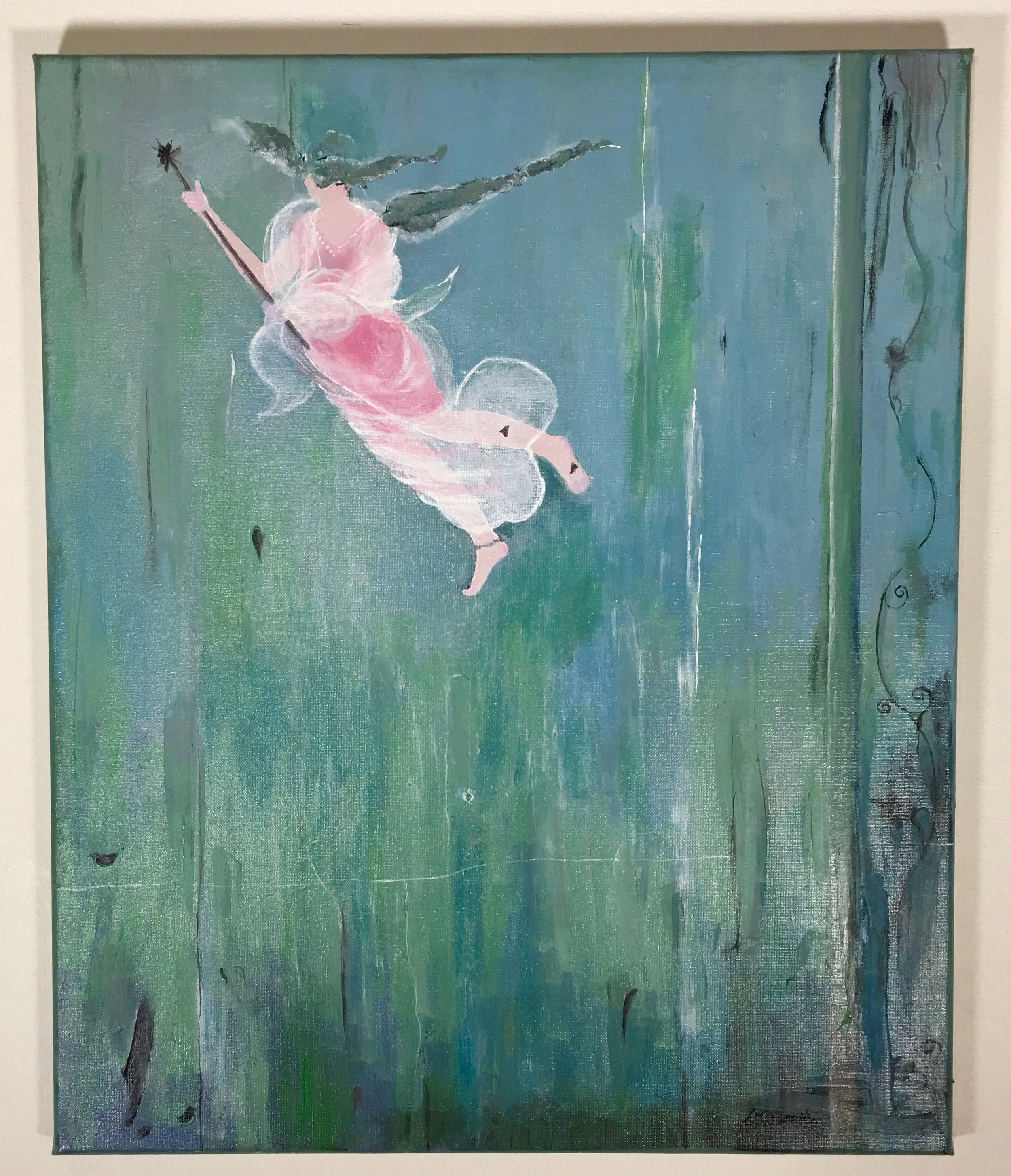 Pompeijin Enkeli 1 | Acrylic | 54w x 65h | Sold