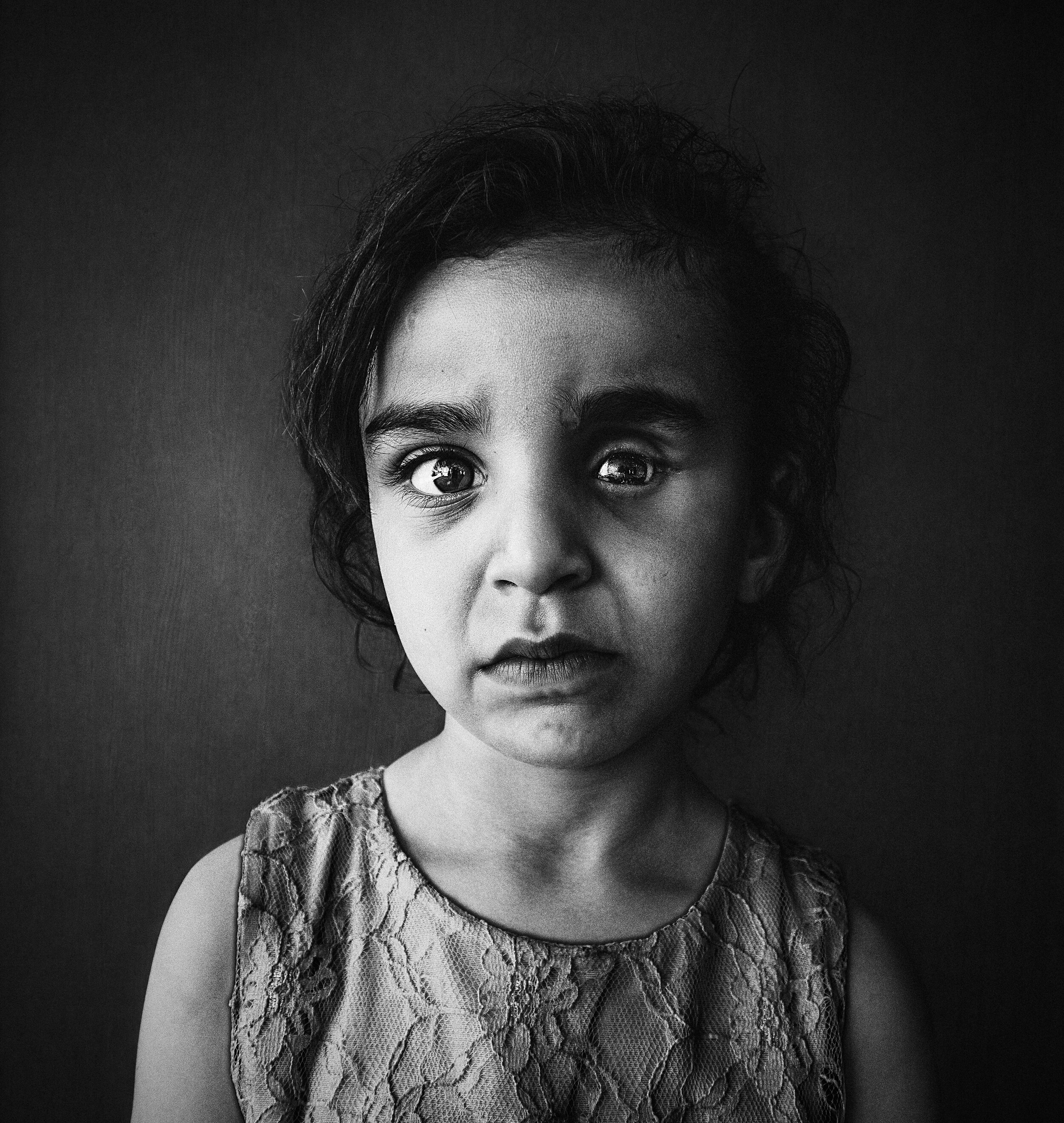 Lene Marie Fossen - Refugee Children Chios XVI 2015 - Archival Pigment Print - Size 50 x 52,78 cm - Edition of 7 + 2 AP - next available #2/10.  Courtesy WILLAS contemporary