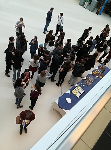 Celebrating PGR research and 3MT success with wine and cupcakes
