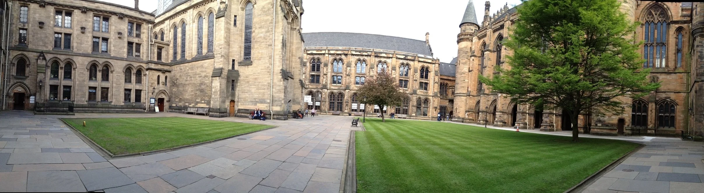Panorama of the UofG’s West Quadrangle