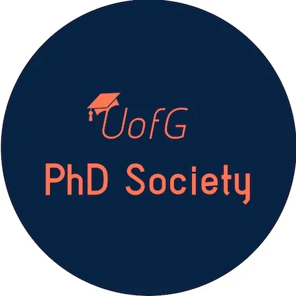 UofG PhD Society logo.