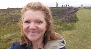 Sam at the Ring of Brodgar on Orkney